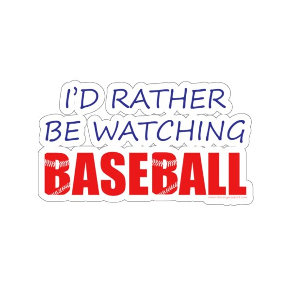 Rather Be Watching Baseball Stickers - Image 7