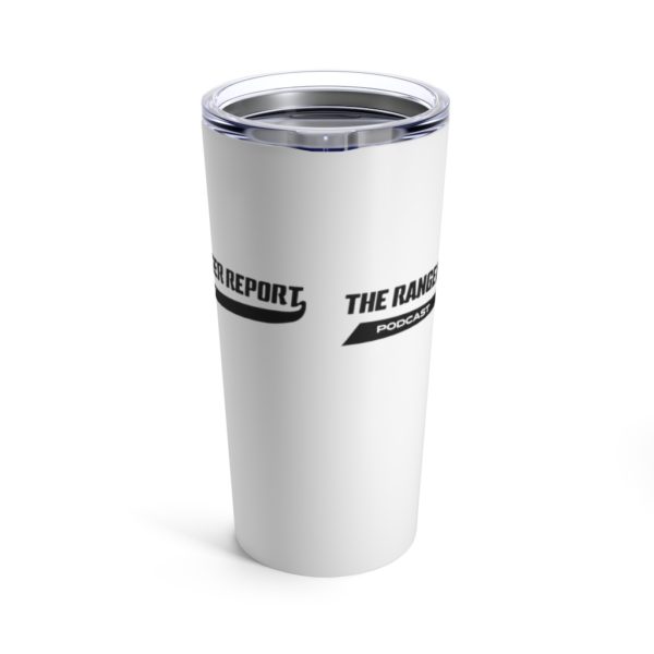 The Ranger Report Podcast Vintage Logo Tumbler 20oz - Image 3