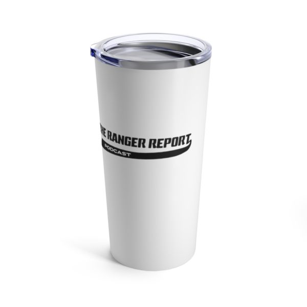 The Ranger Report Podcast Vintage Logo Tumbler 20oz - Image 4