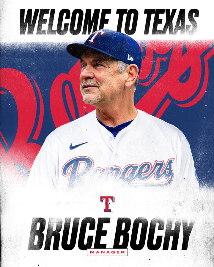 Bruce Bochy is back in the postseason with the Texas Rangers. He