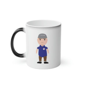 CJ and Ben Cartoon Magic Mug