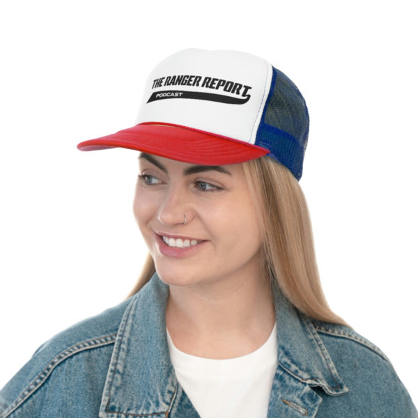 The Ranger Report Podcast Vintage Logo Trucker Caps - Image 4
