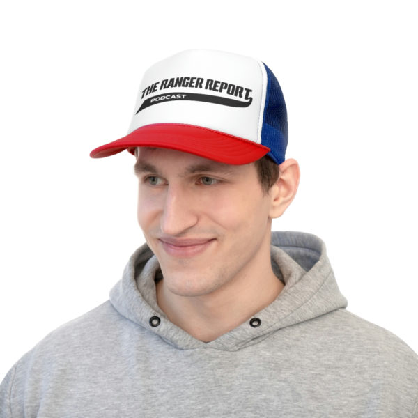 The Ranger Report Podcast Vintage Logo Trucker Caps - Image 5