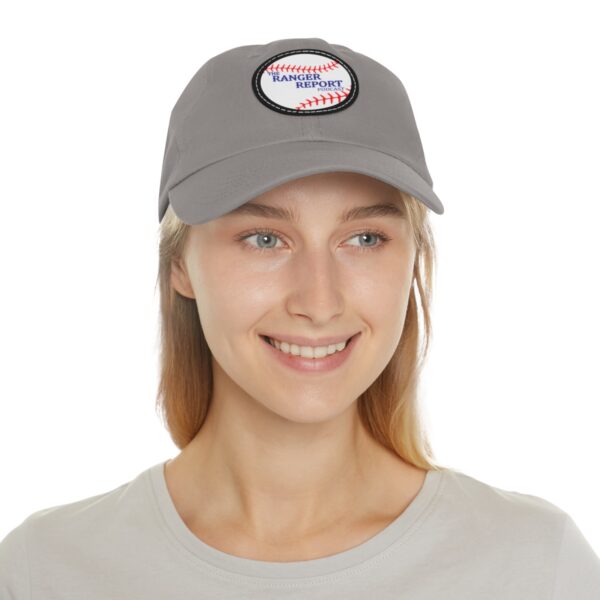 The Ranger Report Logo Dad Hat with Leather Patch (Round) - Image 46