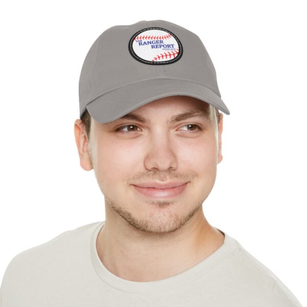 The Ranger Report Logo Dad Hat with Leather Patch (Round) - Image 47