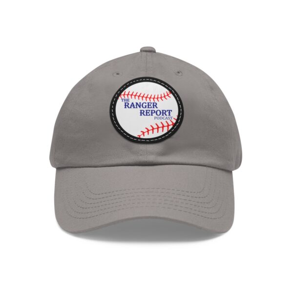 The Ranger Report Logo Dad Hat with Leather Patch (Round) - Image 43