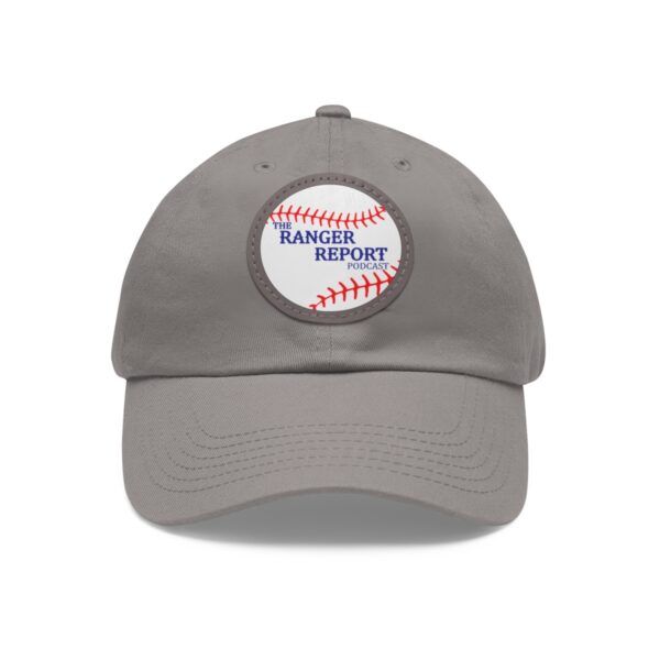 The Ranger Report Logo Dad Hat with Leather Patch (Round) - Image 50