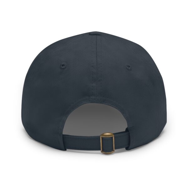 The Ranger Report Logo Dad Hat with Leather Patch (Round) - Image 3