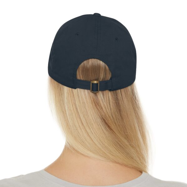 The Ranger Report Logo Dad Hat with Leather Patch (Round) - Image 6