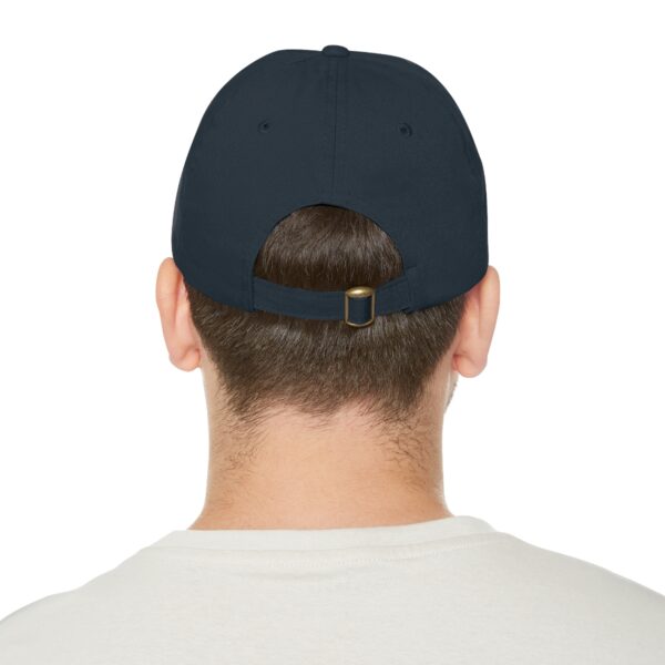 The Ranger Report Logo Dad Hat with Leather Patch (Round) - Image 7