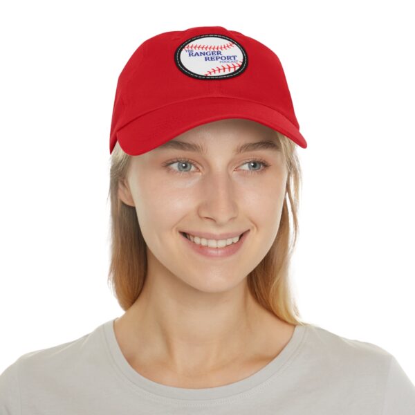The Ranger Report Logo Dad Hat with Leather Patch (Round) - Image 25