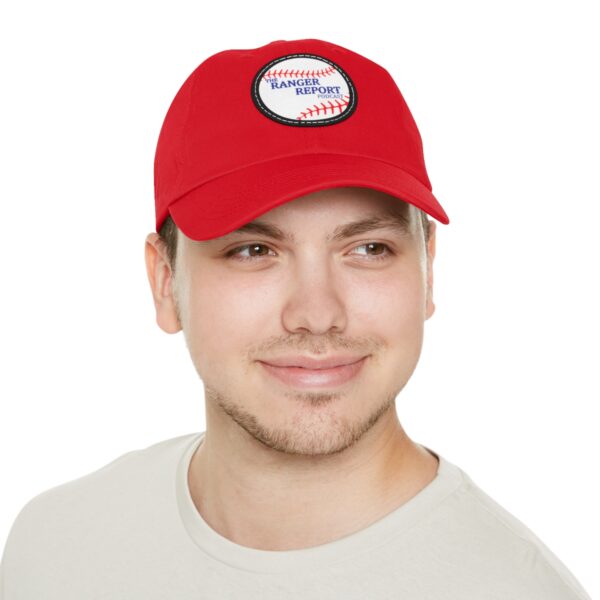 The Ranger Report Logo Dad Hat with Leather Patch (Round) - Image 26