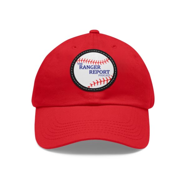 The Ranger Report Logo Dad Hat with Leather Patch (Round) - Image 22