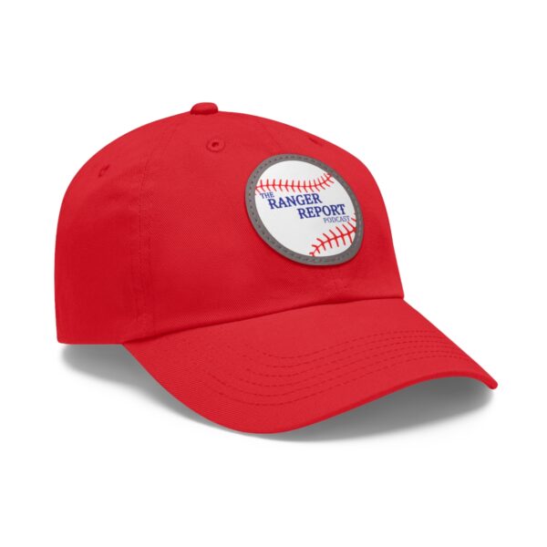 The Ranger Report Logo Dad Hat with Leather Patch (Round) - Image 30