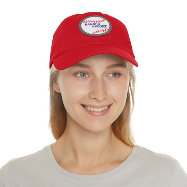 The Ranger Report Logo Dad Hat with Leather Patch (Round) - Image 32