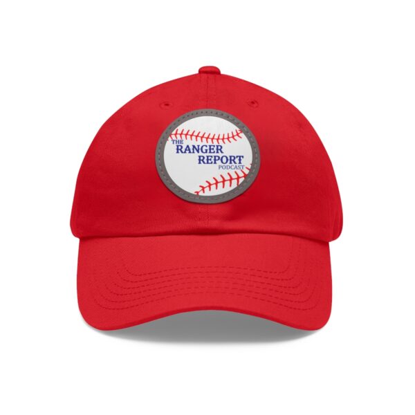 The Ranger Report Logo Dad Hat with Leather Patch (Round) - Image 29