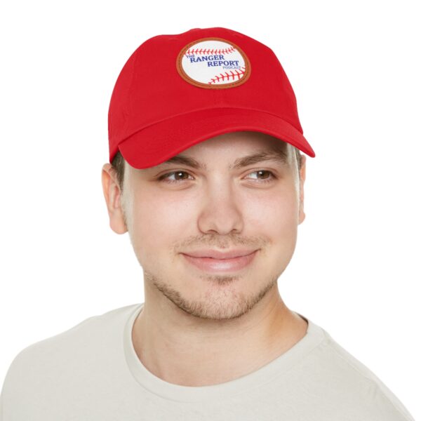 The Ranger Report Logo Dad Hat with Leather Patch (Round) - Image 40