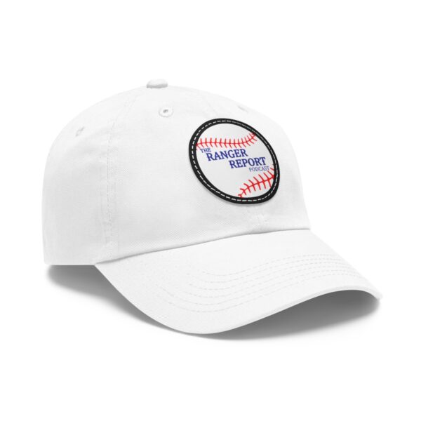 The Ranger Report Logo Dad Hat with Leather Patch (Round) - Image 9