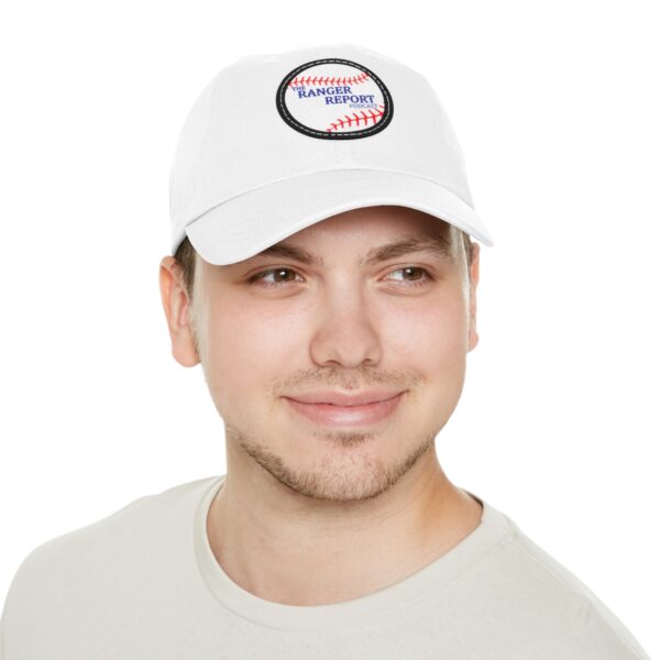 The Ranger Report Logo Dad Hat with Leather Patch (Round) - Image 12
