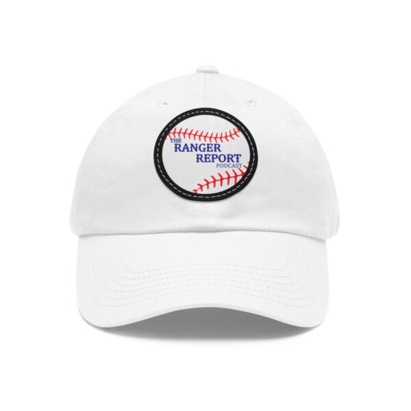 The Ranger Report Logo Dad Hat with Leather Patch (Round) - Image 8