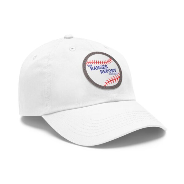The Ranger Report Logo Dad Hat with Leather Patch (Round) - Image 16