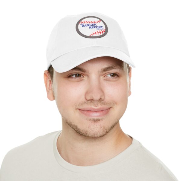 The Ranger Report Logo Dad Hat with Leather Patch (Round) - Image 19
