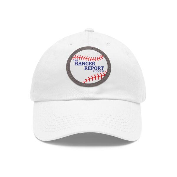 The Ranger Report Logo Dad Hat with Leather Patch (Round) - Image 15