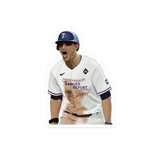 Corey Seager Logo Kiss Cut Stickers - Image 4